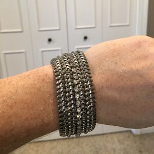 Vera Wang silver chain link bracelet